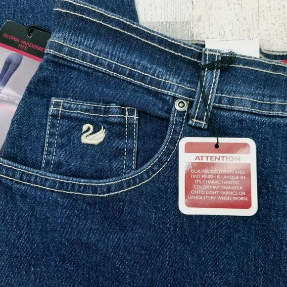 Gloria Vanderbilt Stretch Classic Fit High Rise Jeans‎ Womens Size 10 M Blue NWT - Picture 5 of 10